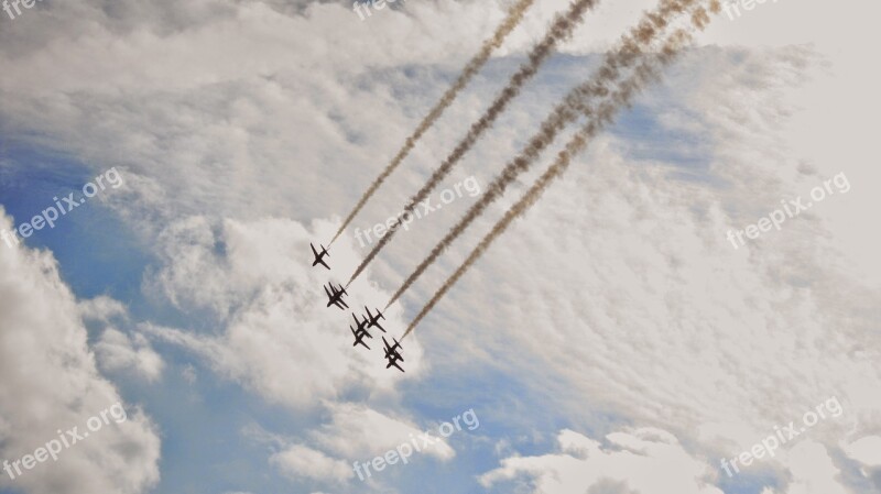 Aeroplanes Planes Sky Airplane Flight