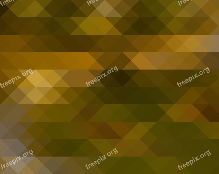 Abstract Triangle Olive Green Yellow