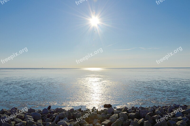 North Sea Wadden Sea Light Tides Free Photos