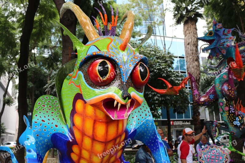 Festival Alebrije Parade People Tradition