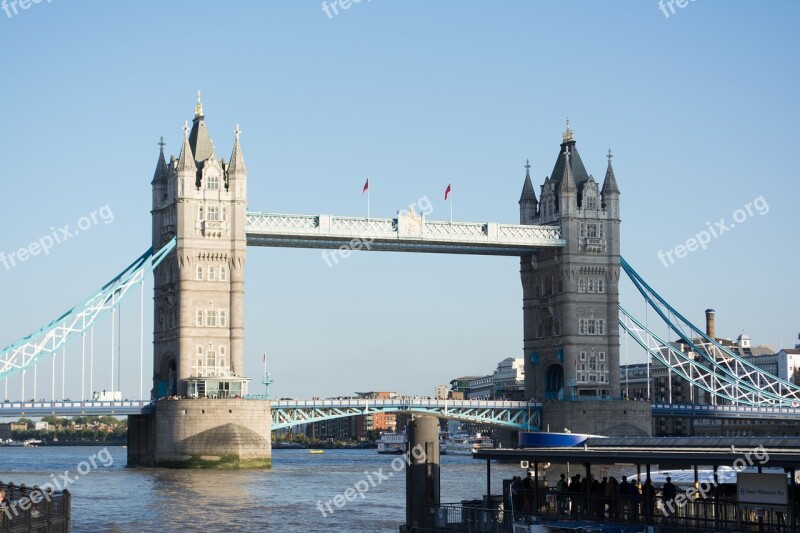 London Tower Bridge England River Thames Bridge