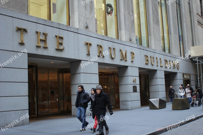 Trump Tower Nyc Manhattan New York America