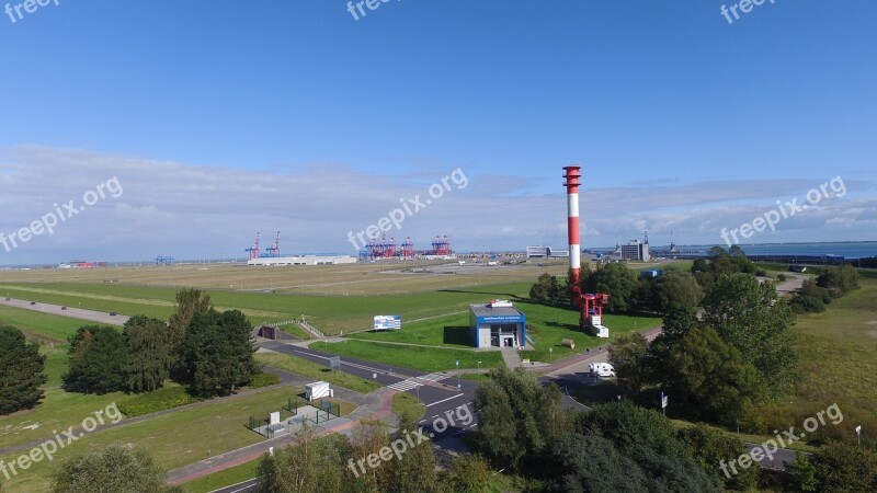 Wilhelmshaven Voslapp Lighthouse North Sea Coast