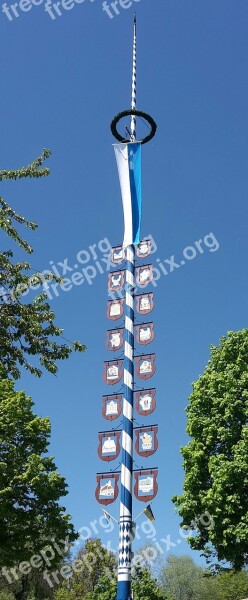 Maypole Bavaria Blue White Free Photos