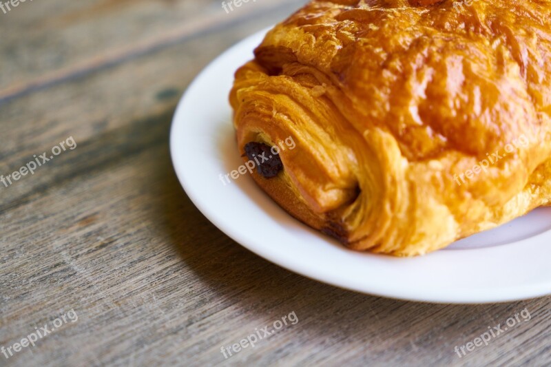 Food Croissant Breakfast Nutrition Macro