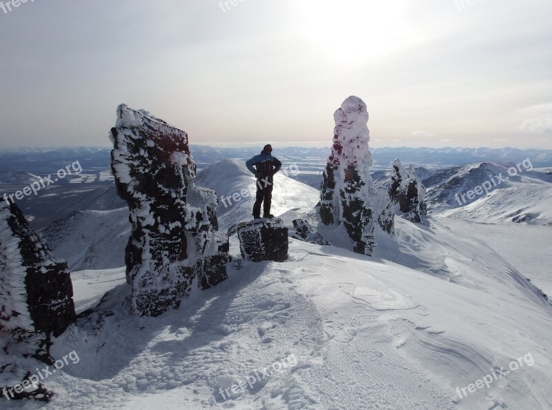 Mountains Climbing Rocks Outliers Stone Pillars