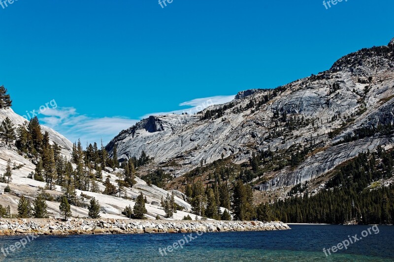 Yosemite National Park Lake Nature Water