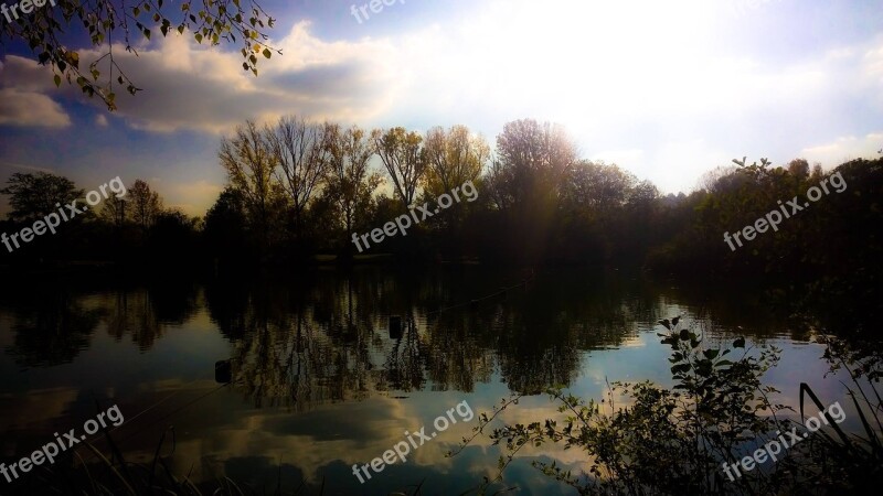 Landscape Lake Nature Trees Water