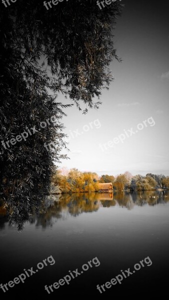 Landscape Lake Nature Trees Water