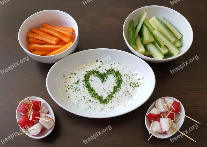 Healthy Vegetables Carrot Cucumber Radishes