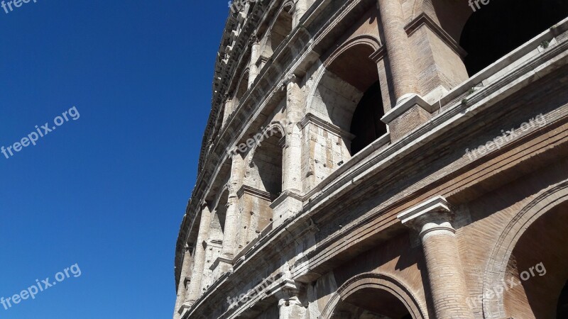 Rome Colosseum Arena Italy Historical Heritage