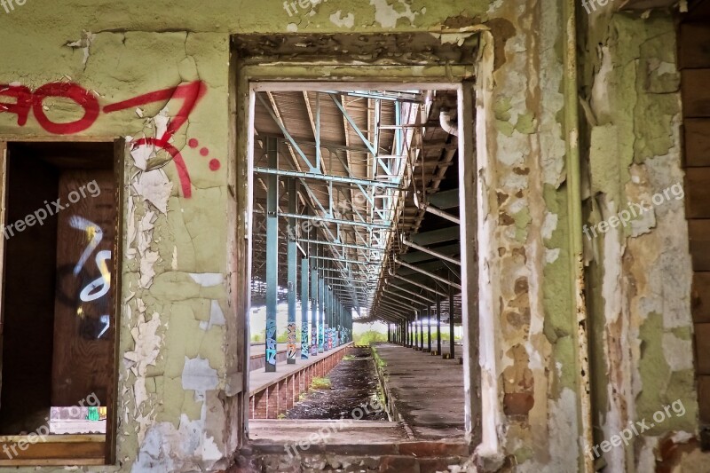 Lost Places Old Decay Ruin Railway Depot