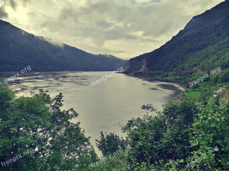 Landscape Background Amazing View Water Tree