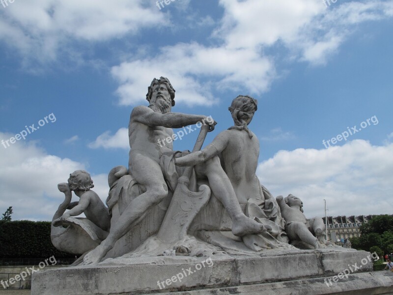 Paris Garden Tuileries Free Photos