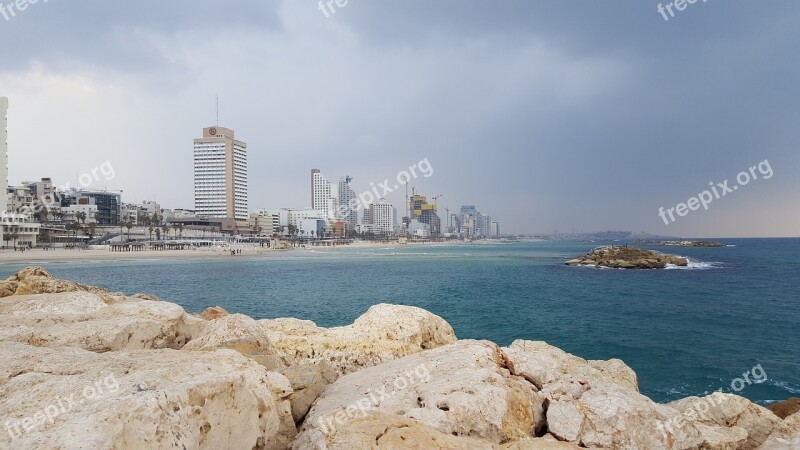 View Beach Tel Aviv Summer Sea