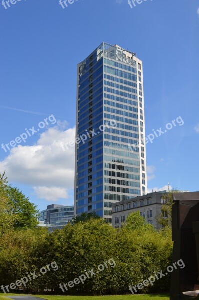 Frankfurt Skyscraper Skyscrapers Architecture Big City