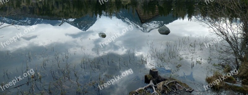 Tatry Lake Nature Reflection Pleso