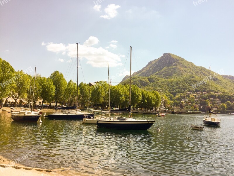 Lecco Como Italy Port Water