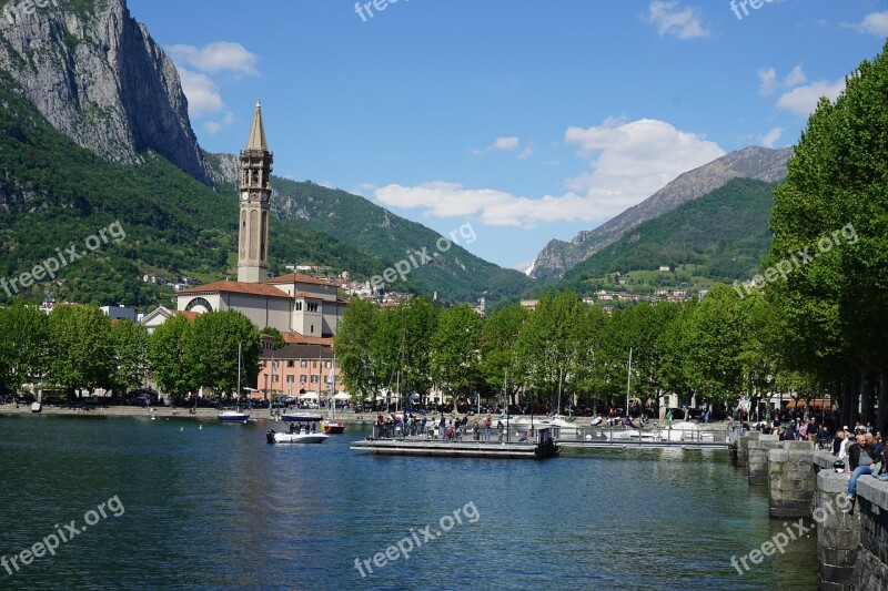 Lecco Como Italy Landscape Free Photos