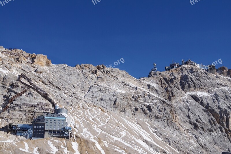 Cable Car Zugspitze Mountain Hiking Climb