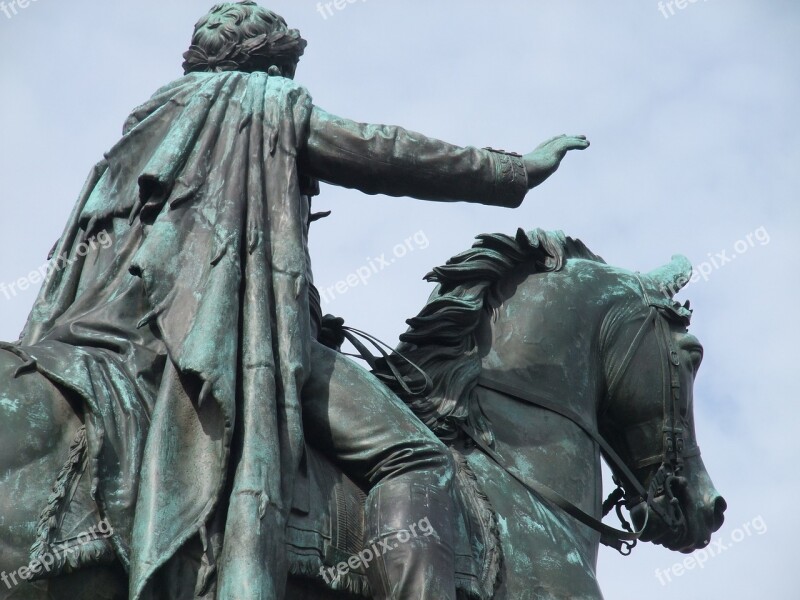 Weimar Monument Carl August Monument Germany Thuringia Germany