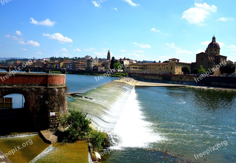 Florence Italy Arno River Free Photos