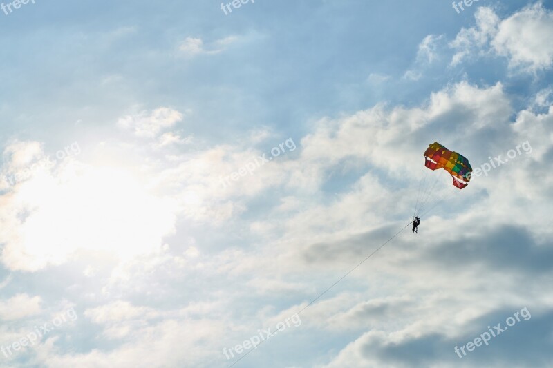 Sky Cloud Blue Clouds White