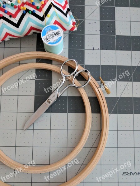 Embroidery Sewing Thread Scissors Needlework