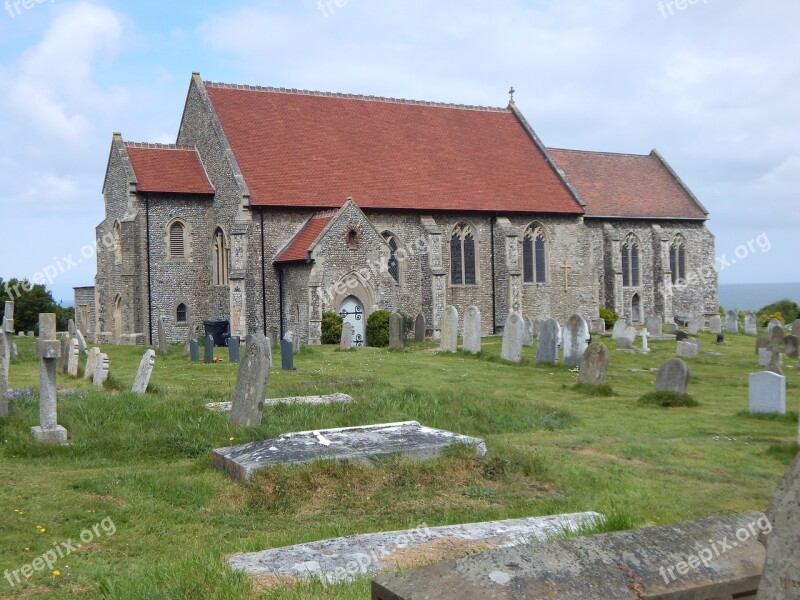 Church Building Gravestones Free Photos