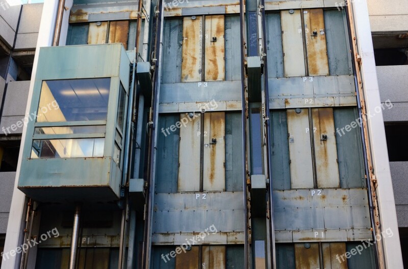 Elevator Urban Decay Apocalypse Building Industrial