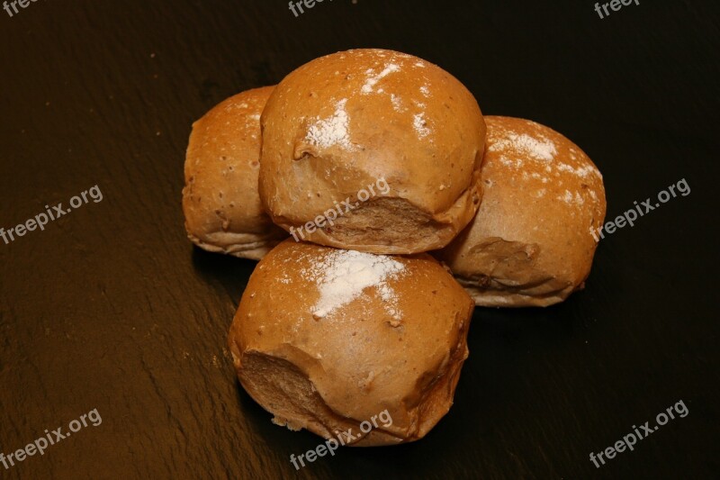 Breakfast Bread Buns Baked Bakes Bread Freshly Baked