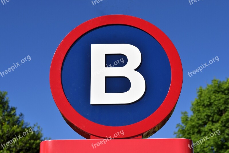 Letter B Sign Sign Letter Symbol Font