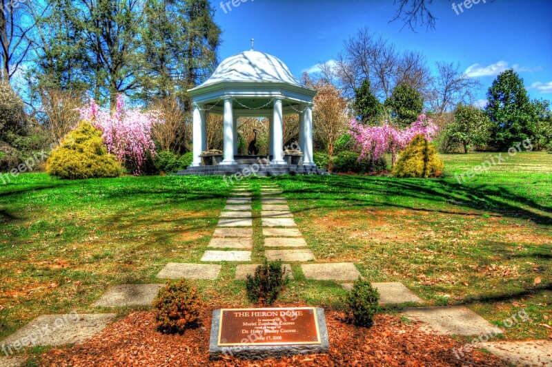 Gazebo Spring Blooming Tennessee Free Photos