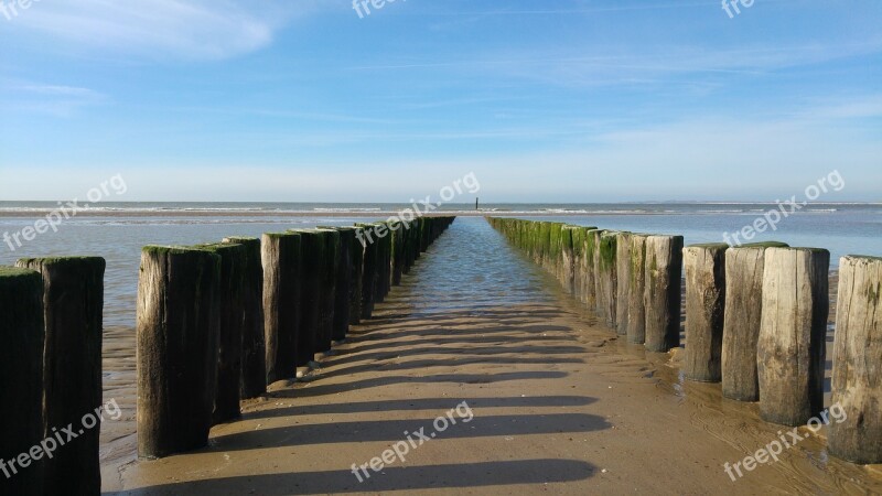 Sea Water Nature Wooden Posts Directory