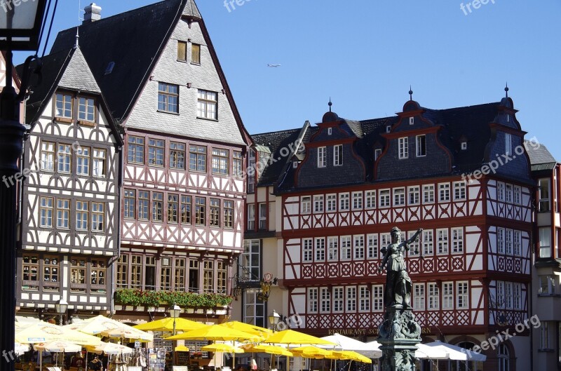 Architecture Traditional Half-timbered Dom Romer Public Square