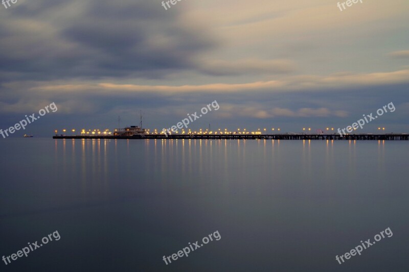 The Pier Sopot Light Night Evening