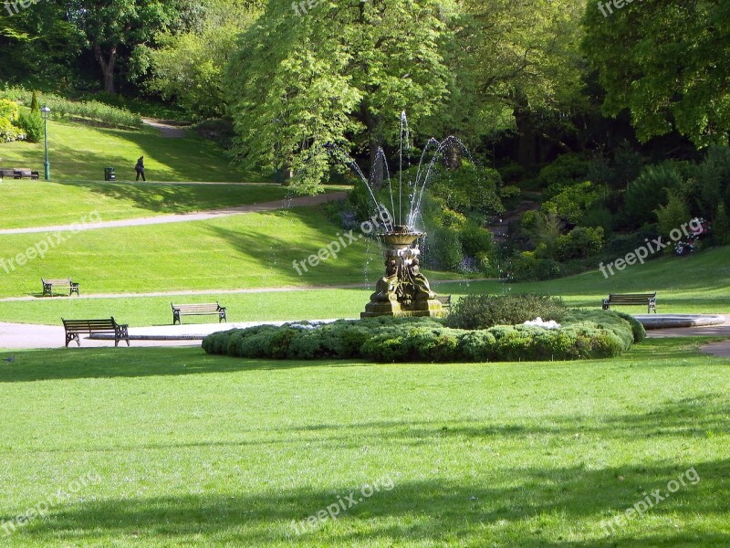 Fountain Miller Park Preston Free Photos