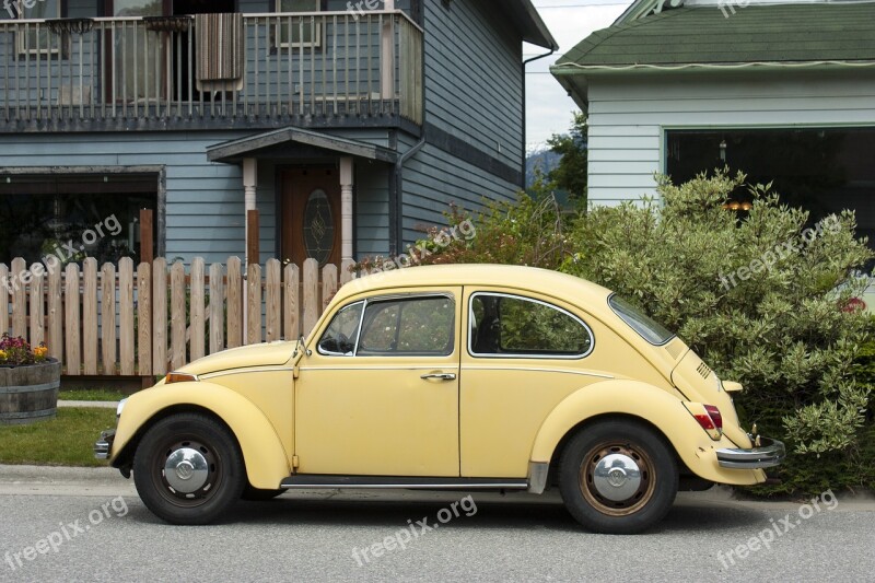 Vw Beetle Car Volkswagen Vehicle