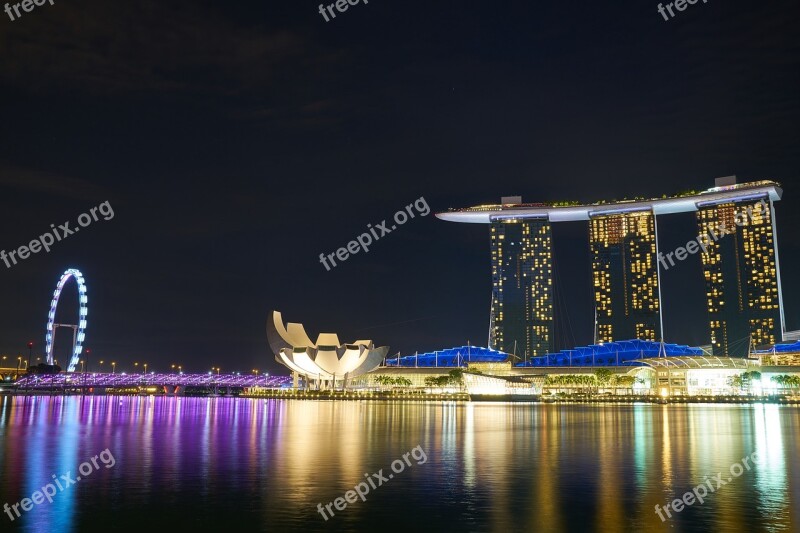 Marina Bay Sands Hotel Asian Singapore High