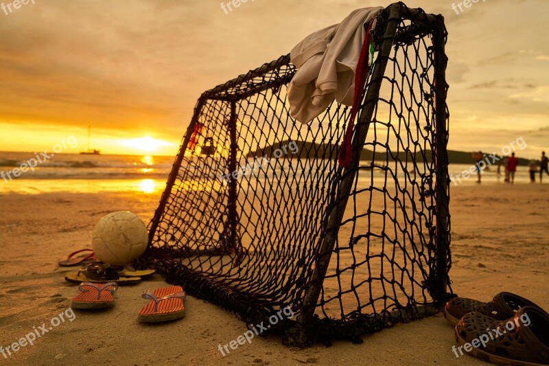 Castle Football Beach Landscape Nature