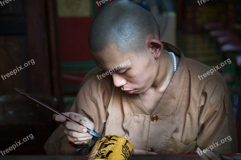 Portrait Human Male Young Priest