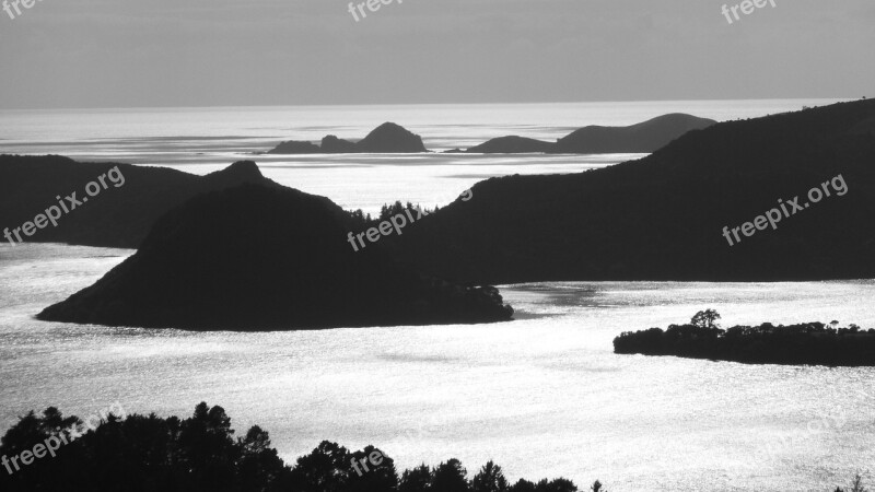 Nz Landscape Water Coast Coastline