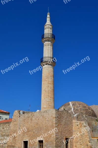 Crete Heraklion Moshe Turkish Mosque Island Of Crete