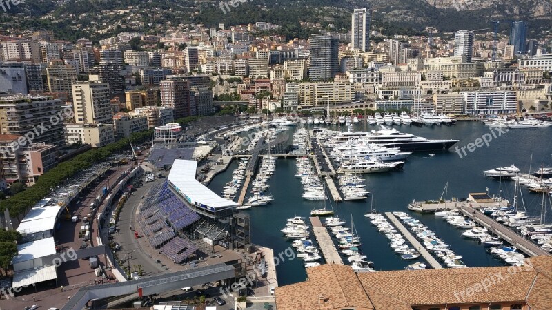 Monaco Port Ships Marina Wealth