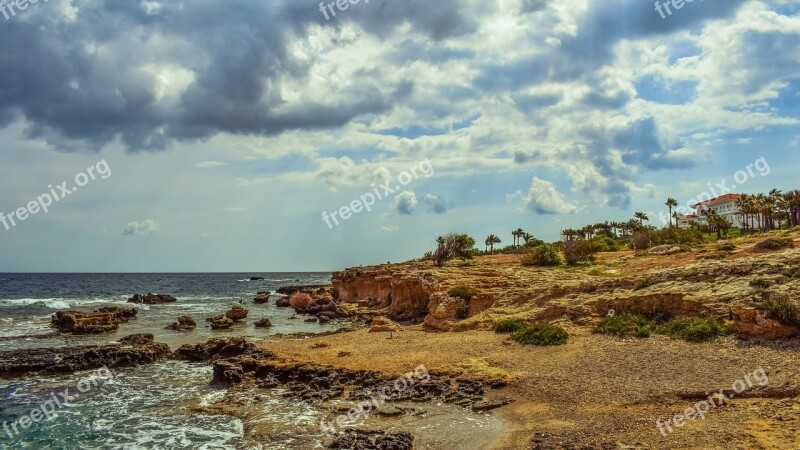 Rocky Coast Nature Sea Shore Landscape