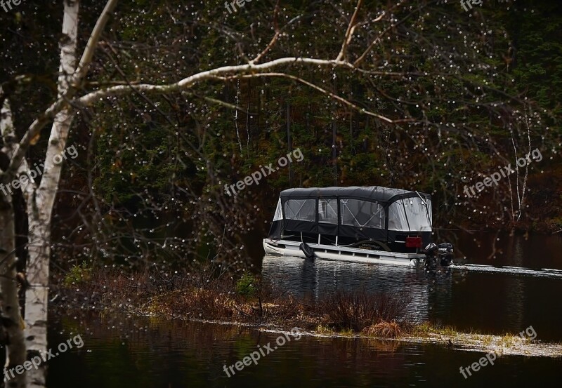 Pontoon-walk Nature Lake Tree Water