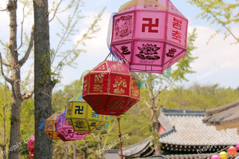 Lantern Buddhism Religion Religious Buddha