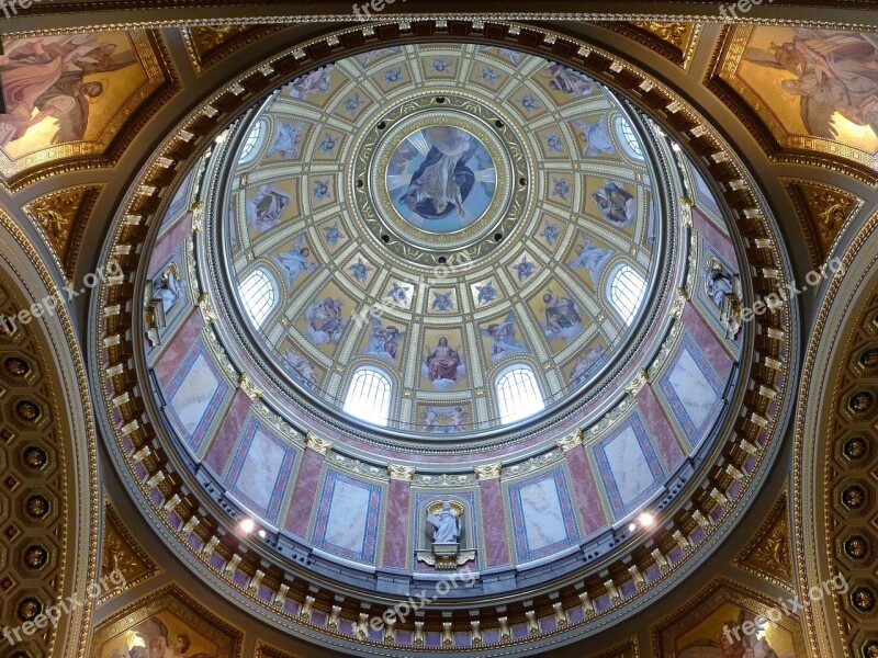 Hungary Budapest St Stephen's Basilica Basilica Capital