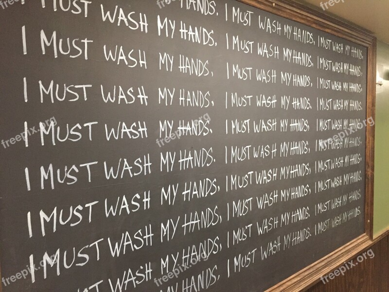 Penalty School Write Repeat Wash