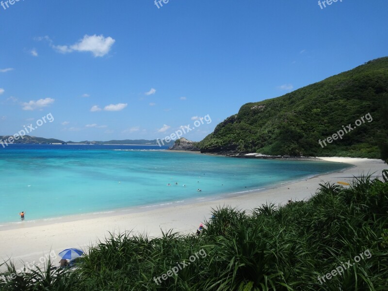 Sea Beach Blue Sky South Island Free Photos